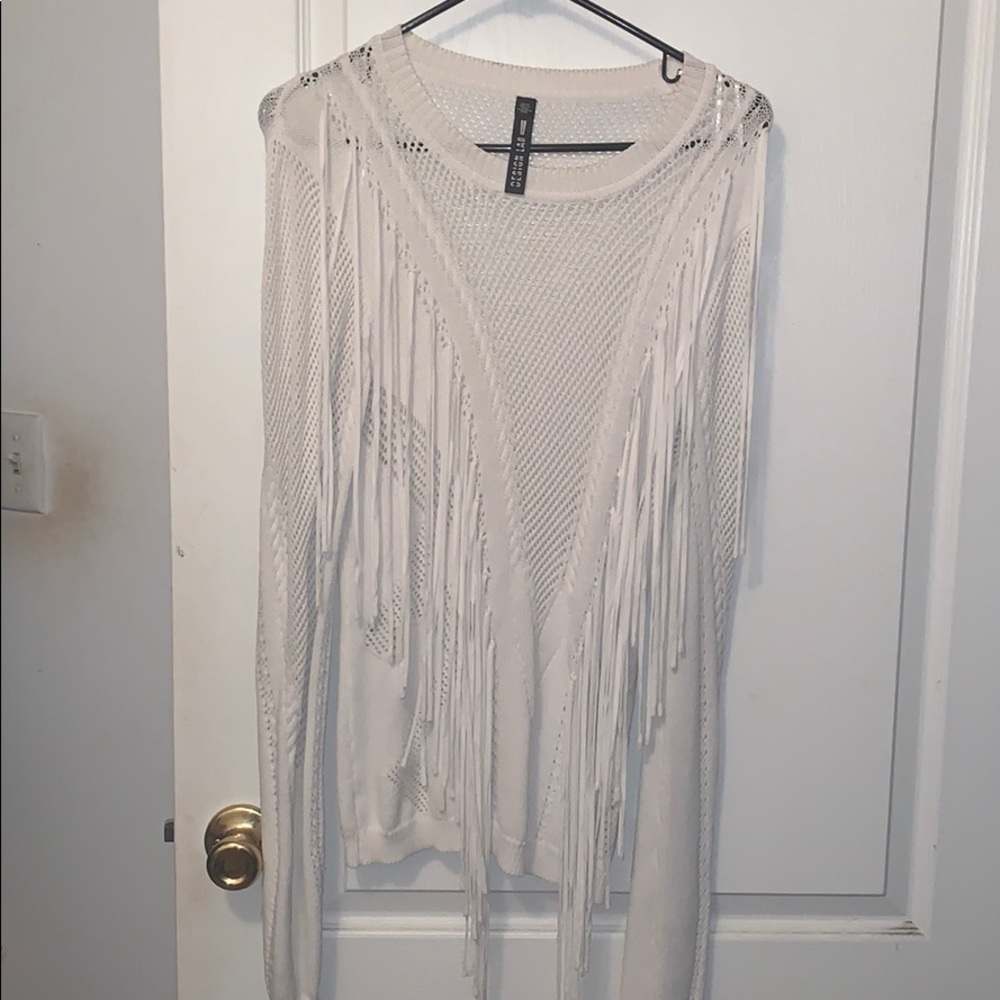Fringe sweater